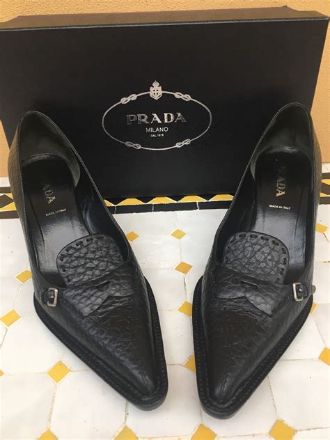 prada classic shoes|prada original shoes price.